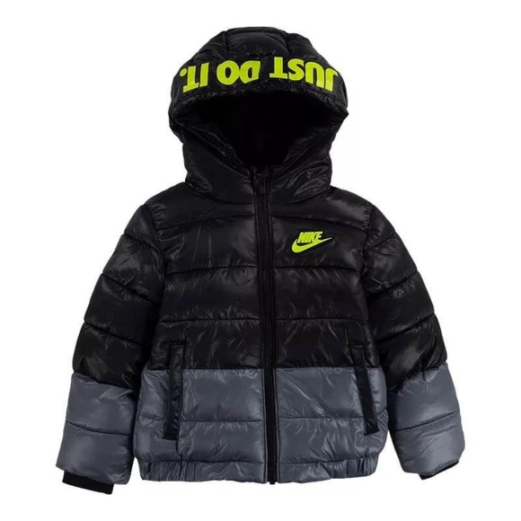 BRAND NEW toddler boy girl Nike just do it logo jacket size 2T 3T 4T 4XS - Picture 2 of 10